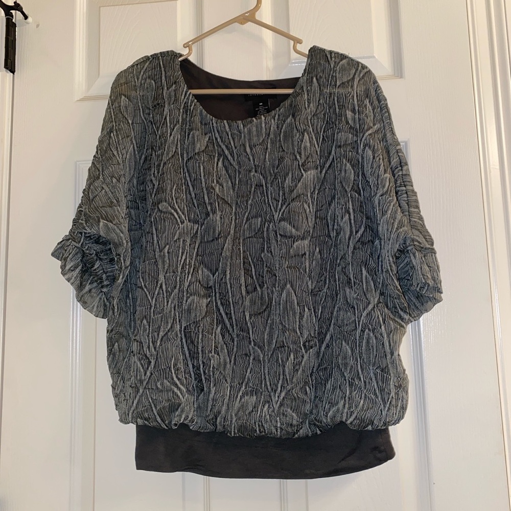Investments Womens Dark Green Blouse